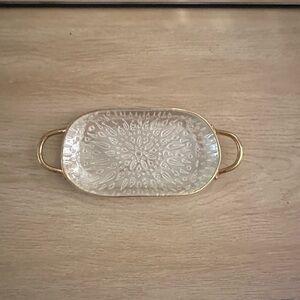 Anthropologie Trinket Dish Hand painted Stoneware